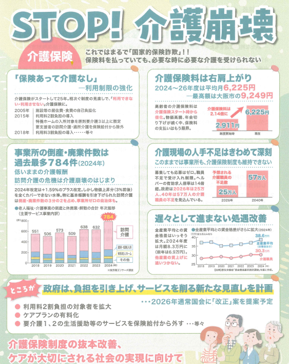 rouren_tarou's tweet photo. 2026/08/24 <19:00>68421
No.13　
STOP!介護崩壊
 #千葉労連
https://t.co/KbE2A7mIMN