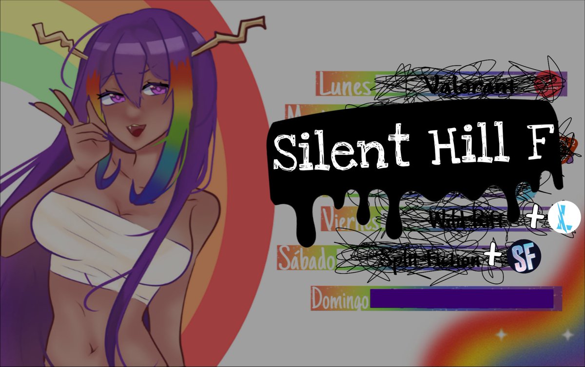 katilam0n's tweet photo. ⚠️SILENT HILL F⚠️

TODA LA SEMANA!!!!!!!

ESTAN INVITADO A VERME JUGARLO ESTA SEMANA ENTERA POR SU ESTRENO 

#vtuberES #Silenthillf #silenthill #vtuber #VTuber素材 #deprem #hirunkit_ #LaCasaDeLosFamososMx #paofc #undertale10thanniversary #katilamon https://t.co/1sLsT9yQYM