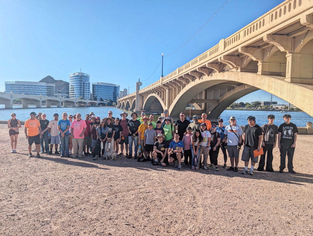 🌿 Cleanup Recap: September 20th at Tempe Town Lake North 🌿

This past Saturday, our Keep Tempe Beautiful community came together once again to make a meaningful impact along Tempe Town Lake North — and the results were incredible!

🙌 96 amazing volunteers
🕒 220 hours of