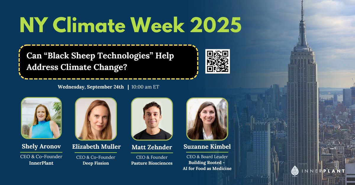 InnerPlant (@inner_plant) on Twitter photo New York here we come! 🗽
This Wednesday, we'll be at <a href="/ClimateGroup/">Climate Group</a>'s New York Climate Week! Register to hear how InnerPlant's genetically-engineered soybean sensors are helping tackle the complex climate crisis. 🌎
🔗 : lu.ma/87rz3do1#Clima…
#ClimateWeekNYC New York here we come! 🗽
This Wednesday, we'll be at <a href="/ClimateGroup/">Climate Group</a>'s New York Climate Week! Register to hear how InnerPlant's genetically-engineered soybean sensors are helping tackle the complex climate crisis. 🌎
🔗 : lu.ma/87rz3do1#Clima…
#ClimateWeekNYC