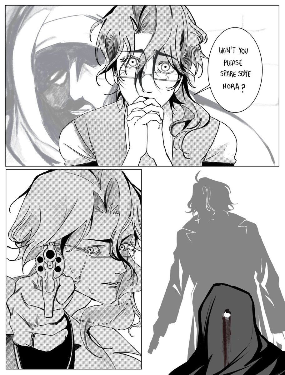 Hummingobserver's tweet image. Do you hate the system or how you played into it?
(I love Blood money by @KieruArt so much, it&apos;s the best representation of #Pantalone and the tension in him ever)