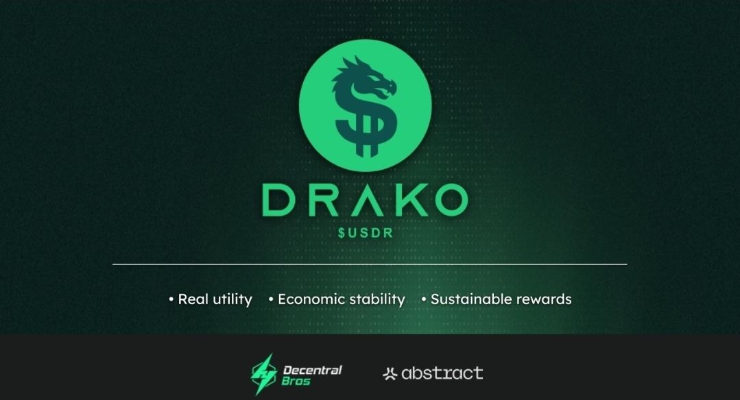 Built on Abstract with the purpose of letting you be your own bank!!

DRAKO $USDR giveS true stability and real decentralization!!

Be on the lookout for <a href="/DrakoUSDR/">DRAKO $USDR</a> 👇