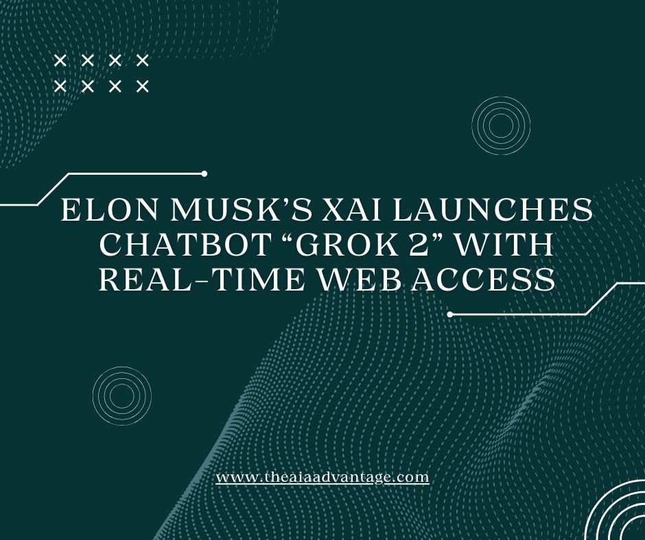 TheAiaAdvantage's tweet image. 🐦⚡ Musk’s new Grok 2 chatbot browses the web LIVE. Better than ChatGPT… or chaos incoming? #AI #Grok2 #ElonMusk
🔗 theaiaadvantage.com/elon-musks-xai…