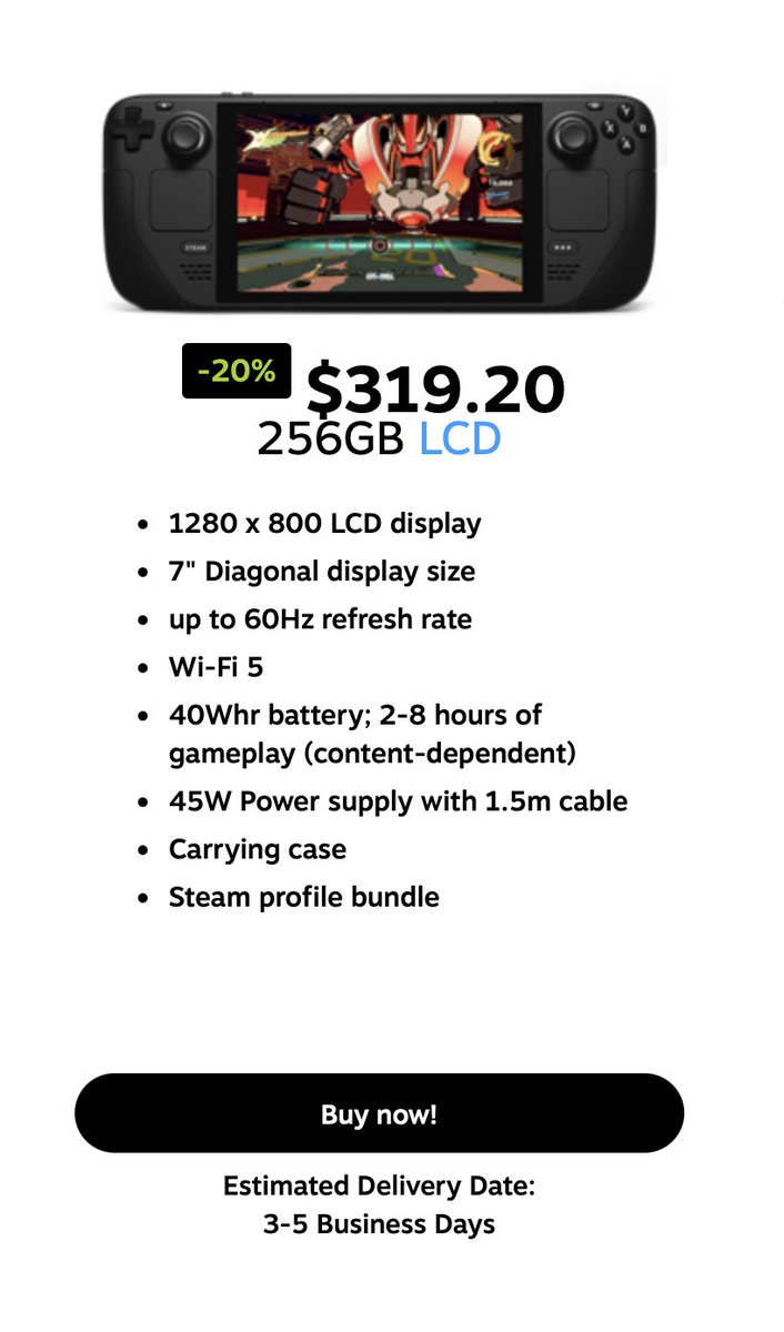 Valve is discounting the Steam Deck LCD early in preparation for the Steam Autumn Sale

The Steam Autumn Sale starts September 29th at 10 AM PT