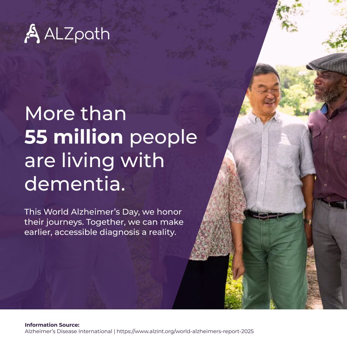 AlZpath's tweet image. Yesterday was #WorldAlzheimersDay, honoring the millions living with Alzheimer’s disease and the families who support them.

At ALZpath, we’re committed to earlier, accessible diagnosis with #pTau217—because knowing sooner changes everything.

🔗Learn more:alzpath.bio