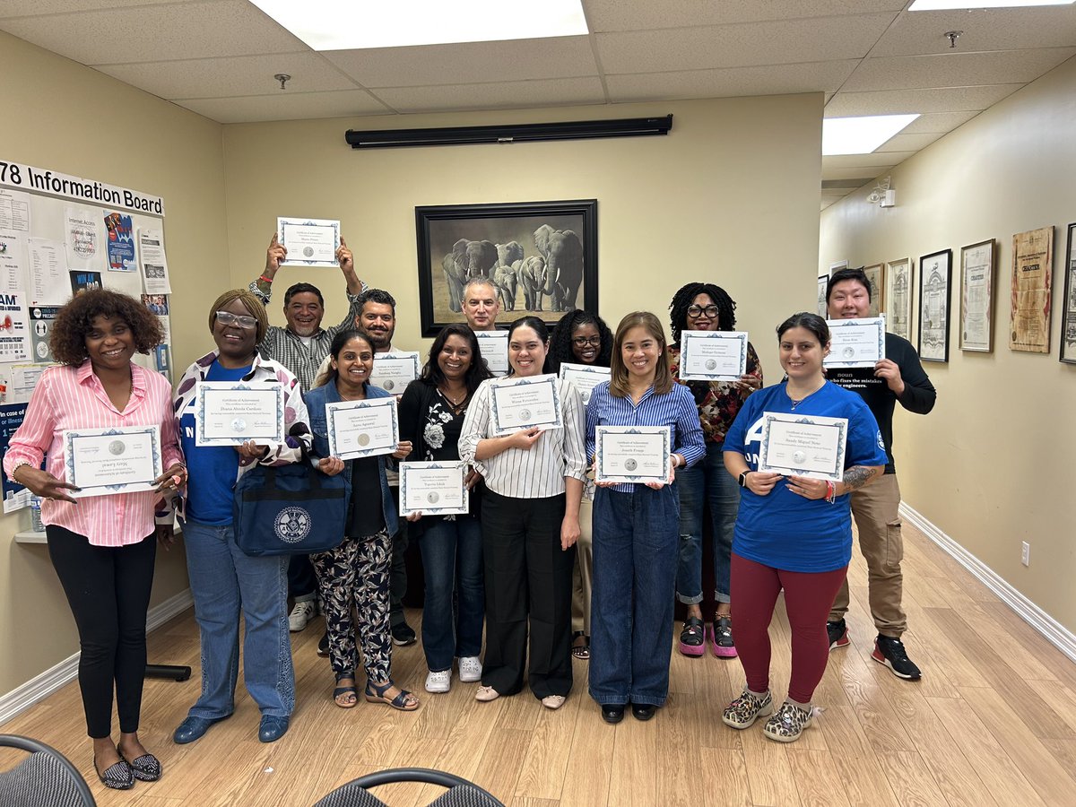 iamaw78's tweet photo. IAM District 78 -Basic Stewards Training held 9/19/25 - 16 Stewards from various locals &amp; workplaces participated  “Our Stewards are the lifeline of the IAM &amp; it was great to see how engaged this group of stewards were " said International Representative Kim Valliere. #iamunion https://t.co/Af51kqz4r1