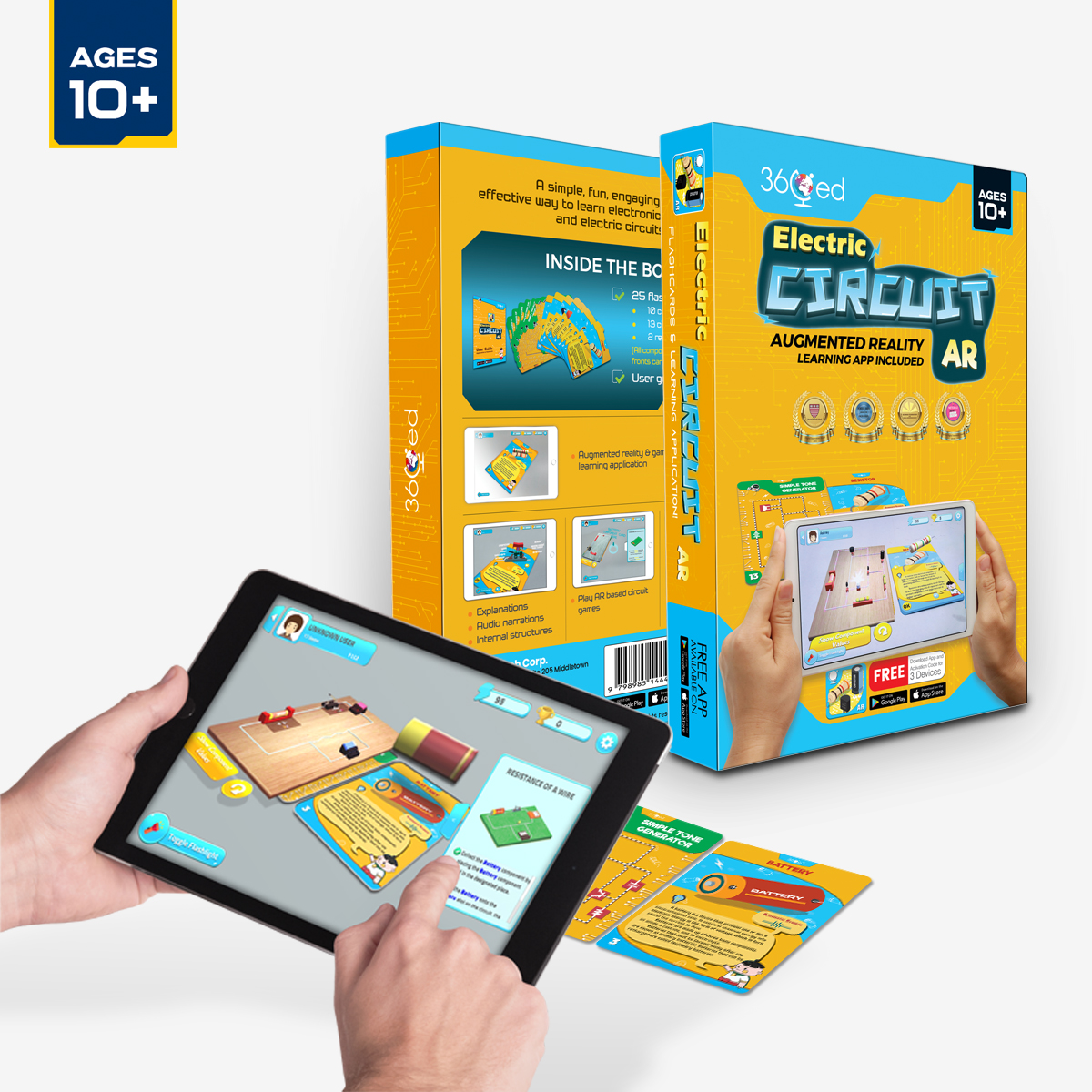 360edtech's tweet image. ⚡ Learning circuits just got electrifying!

With Electric Circuit AR, kids can safely build virtual circuits, play STEM mini-games &amp;amp; explore electronics in 4D. Fun + Education = 🚀

👉 360ed.com/collections/sh…

#360ed #STEMEducation #EdTechTools