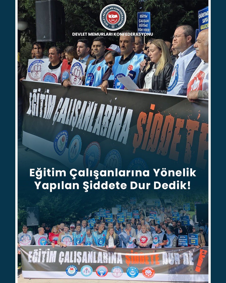📢 Öğretmene Şiddete Dur Demek İçin Alanlardaydık!

Van’da Şehit Kemal Görgülü Ortaokulu’nda görev yapan iki öğretmenimize yönelik gerçekleştirilen bıçaklı saldırı, yalnızca eğitim camiasını değil, tüm toplumu derinden yaralamıştır.

Bugün, Van’daki eğitim sendikaları olarak Van