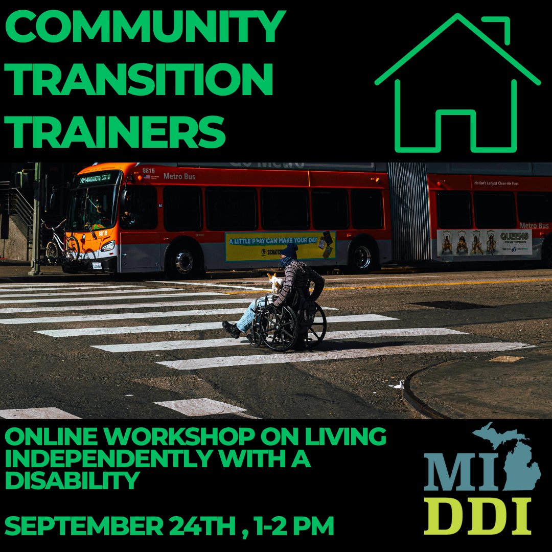 Join us September 24th, 1–2 PM for a free online session about living on your own or more independently with a disability. 

Whether you're a person with a disability, a family member, or just someone interested—this session is for you!

Register here: tinyurl.com/mr3cp7ht