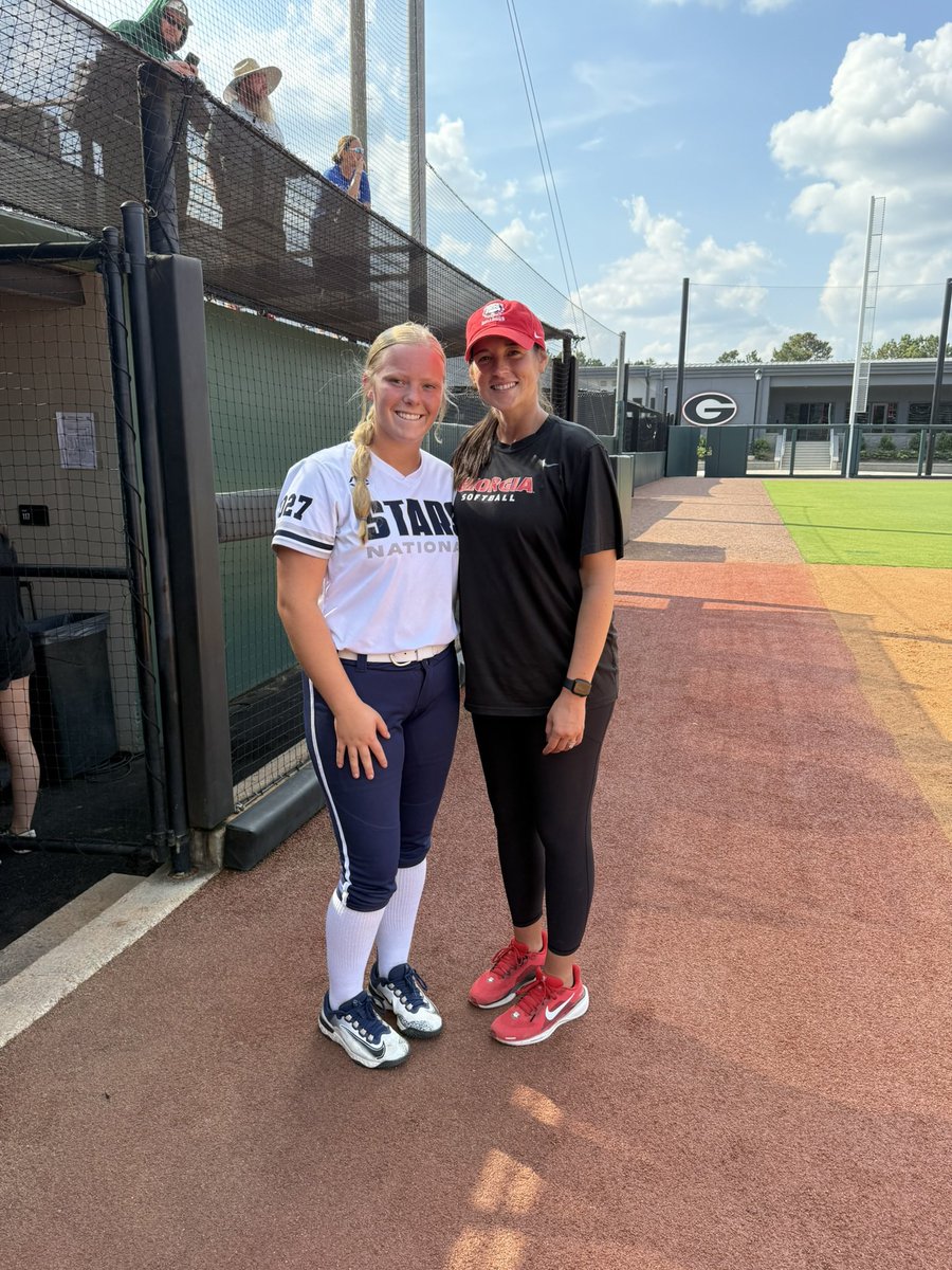 Thank you <a href="/UGASoftball/">Georgia Softball</a> for having me at camp yesterday! Loved getting to talk with all the players and coaches and learning more about their program! <a href="/UGACoachTony/">Tony Baldwin</a> <a href="/ugasoftballcamp/">Tony Baldwin Softball Camp</a> <a href="/Syd_finch/">J.T. D’Amico</a> <a href="/chelsw20/">Chelsea Wilkinson</a> <a href="/MikeDavo17/">MIKE DAVENPORT</a> <a href="/StarsNatGA/">Stars National Scott-GA 18U</a> <a href="/starsnationalfp/">Stars Organization</a>