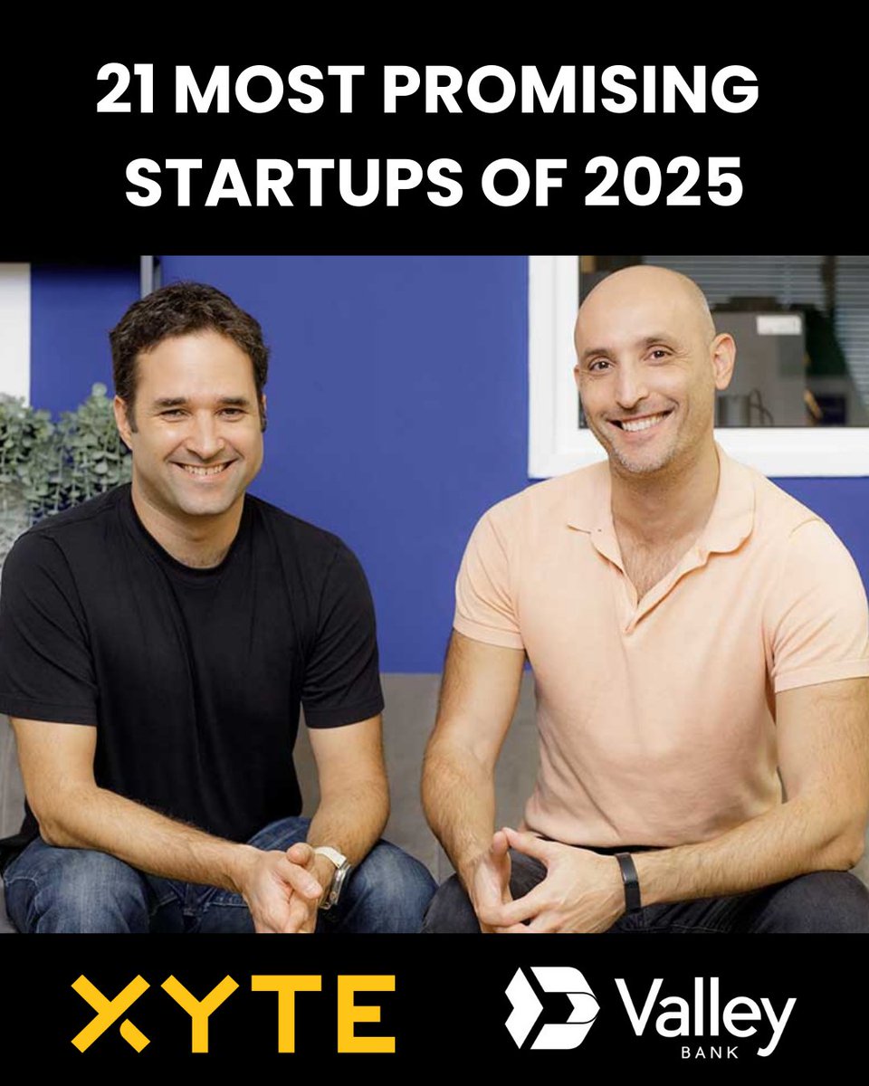 We’re proud to be named one of Valley Bank’s Most Promising Startups of 2025! 🎉

This recognition reflects the innovation + dedication of our team as we build the future of #AI-powered device management.

Want to join us? Explore open roles: xyte.ai/careers