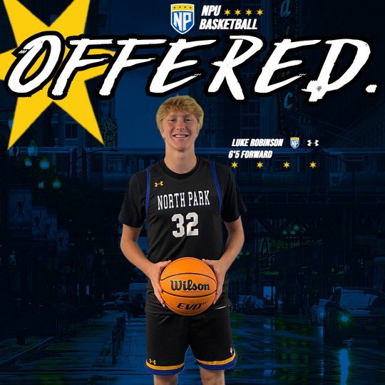 lukerobi_10's tweet image. After an amazing visit, I am blessed to receive an offer to play at North Park university! Thank you to Coach McGhee and the entire coaching staff for the opportunity! @NorthParkMBB 
@fdlbasketball @aiathletics @RBRocketHoops