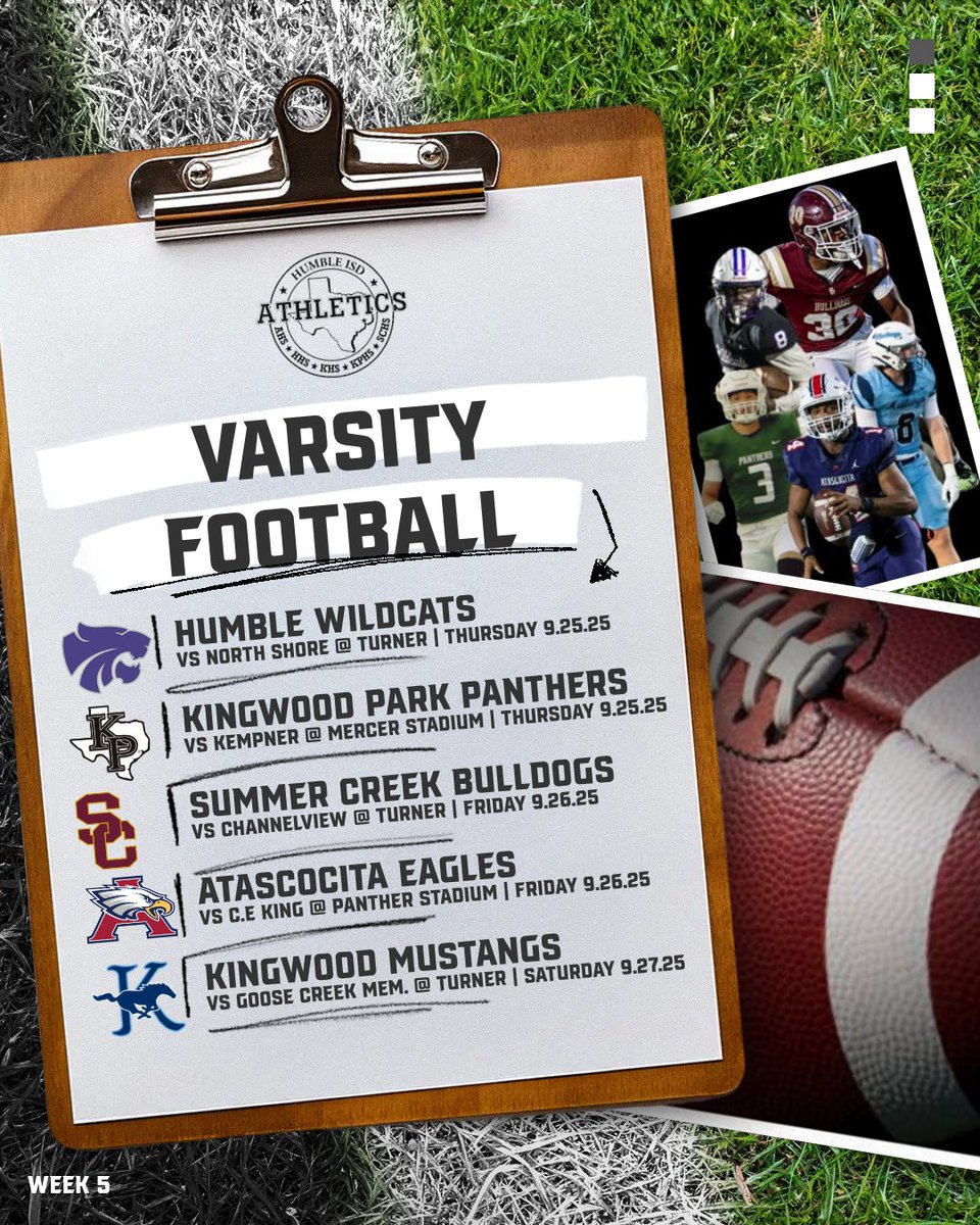 District play starts NOW! 🏈

Locked in. Focused. Hungry.

The road to STATE begins this week-- Whos ready?!?

humbleisd.net/o/humbleisd/pa…