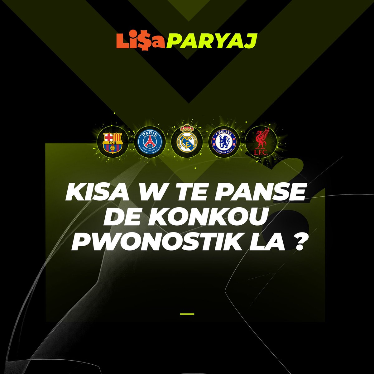Ekip nou an fin verifye tout repons yo nèt, e malerezman pa gen Gayan fwa sa.

Rete konekte ak nou, n ap vin ak anpil lòt konkou pwonostik pou ou, kote w ap ka leve gwo lajan, pandan tout sezon an. 🤑 💰 ⚽ 
.
.
#pwonostik #Lisaparyaj