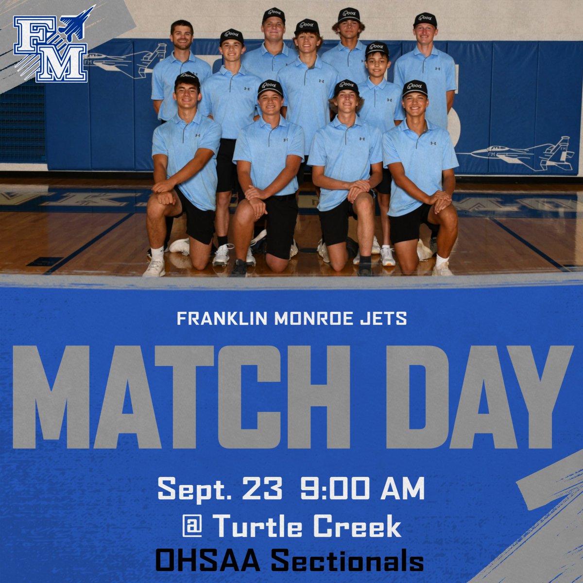 Good luck Jets ⛳️ in Sectionals this morning starting at 9am! Tickets must be purchased online, search "Turtle Creek" to find the correct event.

ohsaa.org/tickets

#GoJets