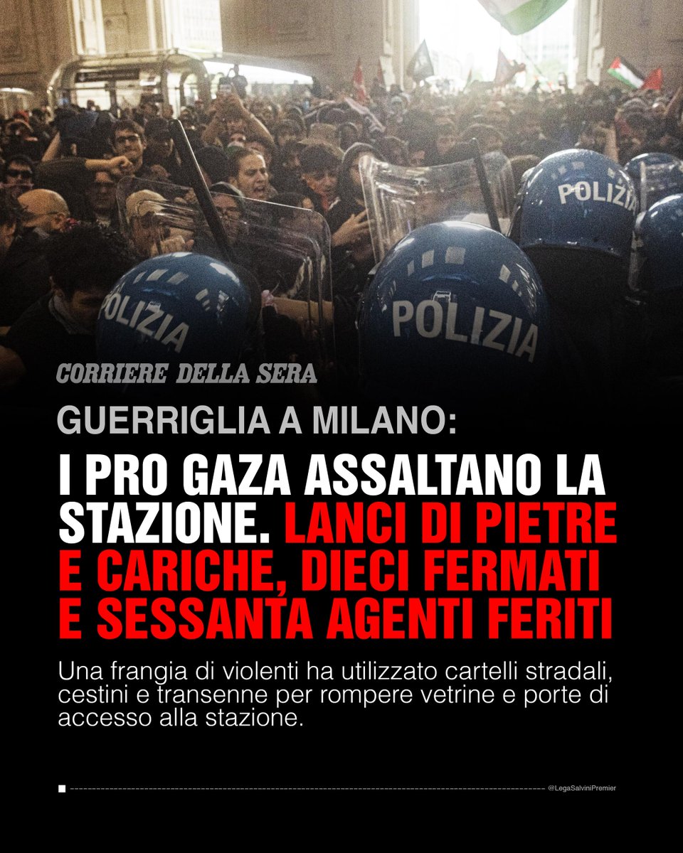 matteosalvinimi's tweet image. Pacifisti? No, delinquenti.