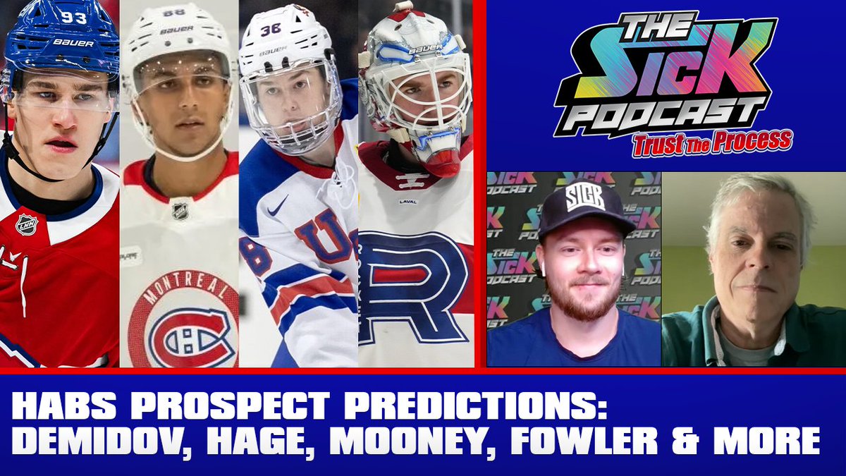 🚨New Episode🚨

Simon 'Snake' Boisvert and <a href="/GaumondShayne/">Producer Shayne</a> discuss:

🔵#GoHabsGo prospect predictions
🔵Habs first preseason game
🔵Fan question of the week
🔵&amp; more!

Full pod👇
Watch: youtu.be/oxa3fZM-VRk
Listen: traffic.megaphone.fm/SICMED49603101…

#thesickpodcast
