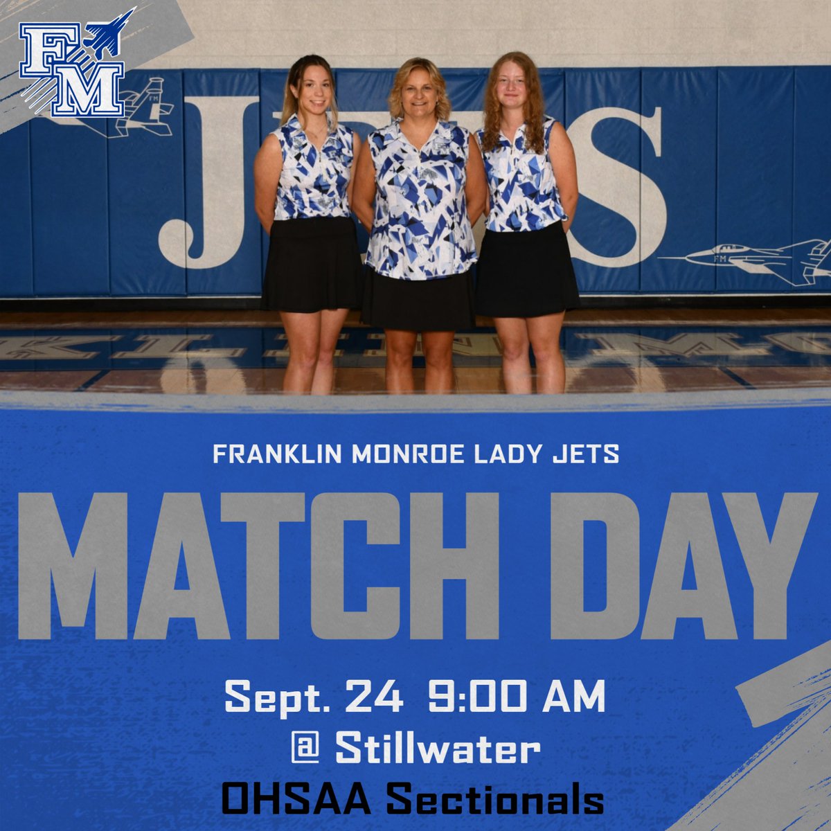 Good luck Lady Jets ⛳️ in Sectionals this morning starting at 9am! Tickets must be purchased online through OHSAA, search "Stillwater" to find the correct event.

ohsaa.org/tickets

#GoJets
