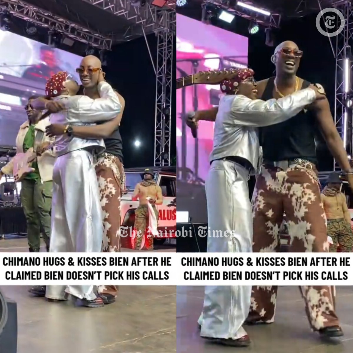 Chimano Passionately Hugs and Kisses Bien After He Claimed He Doesn't Pick His Calls.
(VIDEO 👇)