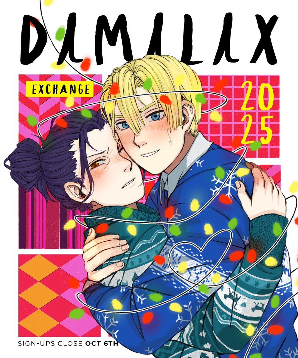 [RTs=❤️]

Give a Dimilix gift! Get a Dimilix gift!!! What better way to warm the heart this chilly Faerghus winter than with a little Dimilixmas joy—please join us for our sixth Dimilix Holiday Exchange, we'd love to have you!  

Sign-ups open until Oct 6th, 2025 ⬇️