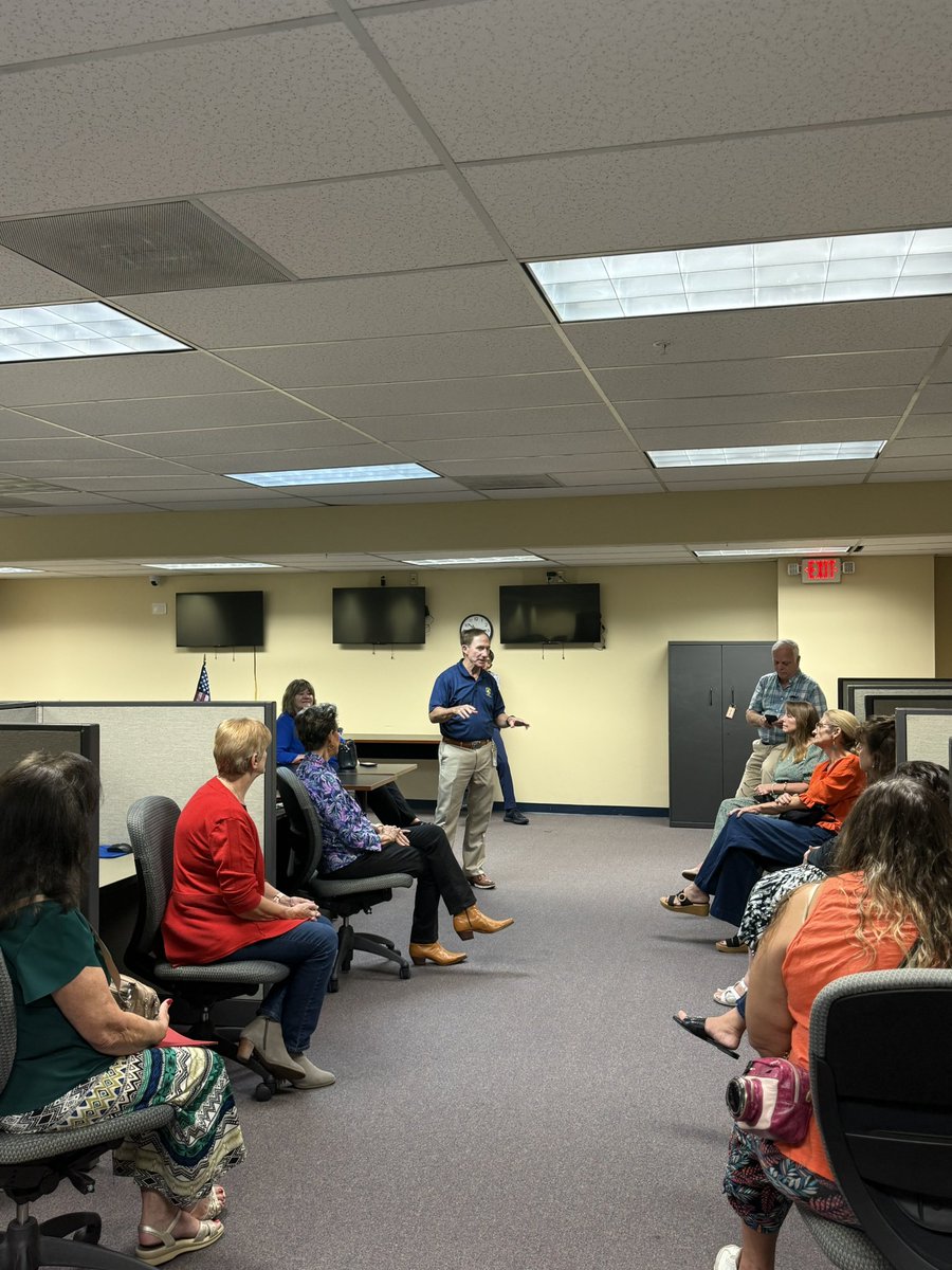 Today, we provided a behind-the-scenes tour of our Elections Center to the Republican Women's Club of Duval Federated at their request. If you’d like a behind-the-scenes look at the preparations required for each election, you can request a tour at duvalelections.gov.