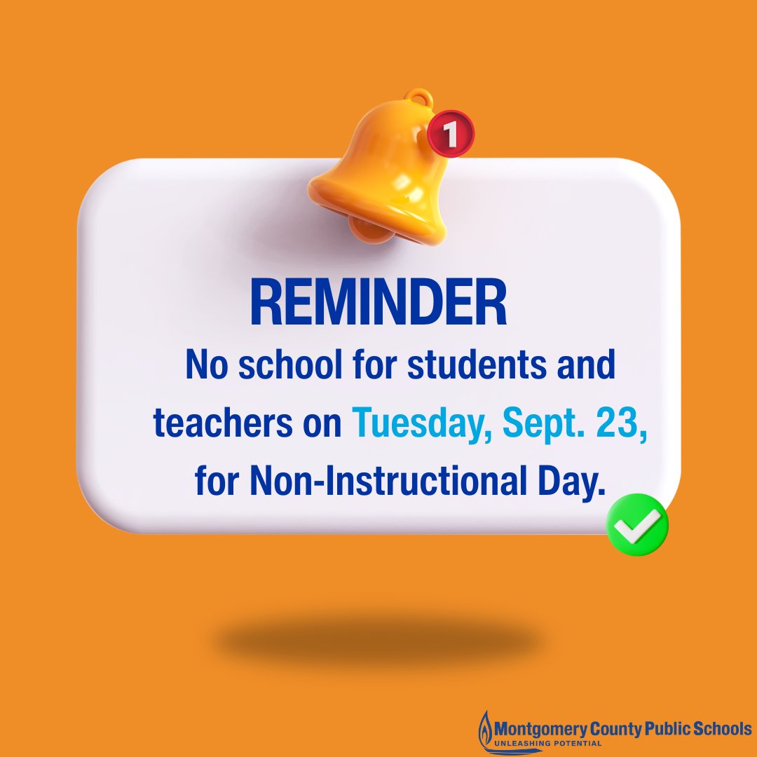 FYI, MCPS staff and families.