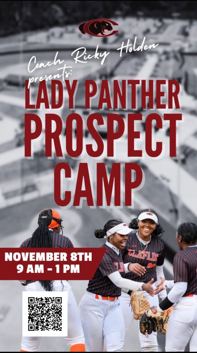 coach_rickyh's tweet image. If you really want to play for @ClaflinSoftball this will be the best place to showcase your skills for the rest of the fall.  

Date: Nov 8th 
Time: 9am - 1pm 
Location: Orangeburg, SC 
Price : $75