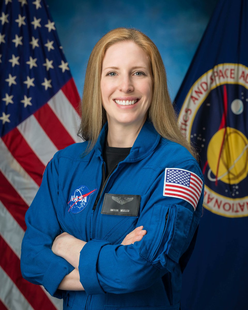 NASA_Johnson's tweet image. Say hello to Imelda Muller, one of @NASA’s newly announced 2025 astronaut candidates. 👋

Meet the future explorers of low Earth orbit, the Moon, Mars, and beyond. Get to know them: go.nasa.gov/46zjmn6