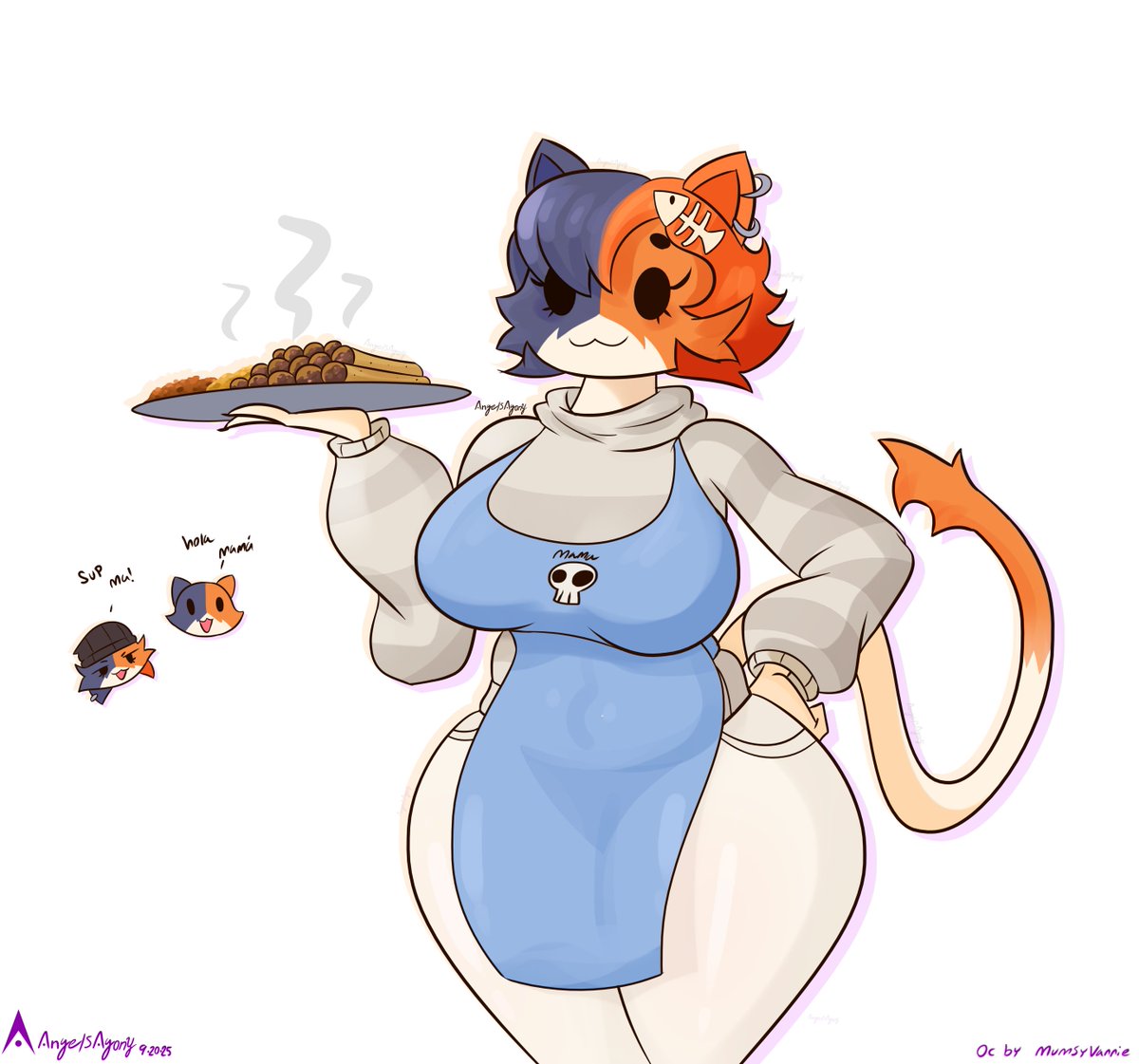 Mama Mew taquitos con arroz y frijoles
Mama by <a href="/MumsyVannie/">Raven Team Leader Latina ✨💜 (Chiikawa Coms Open)</a>