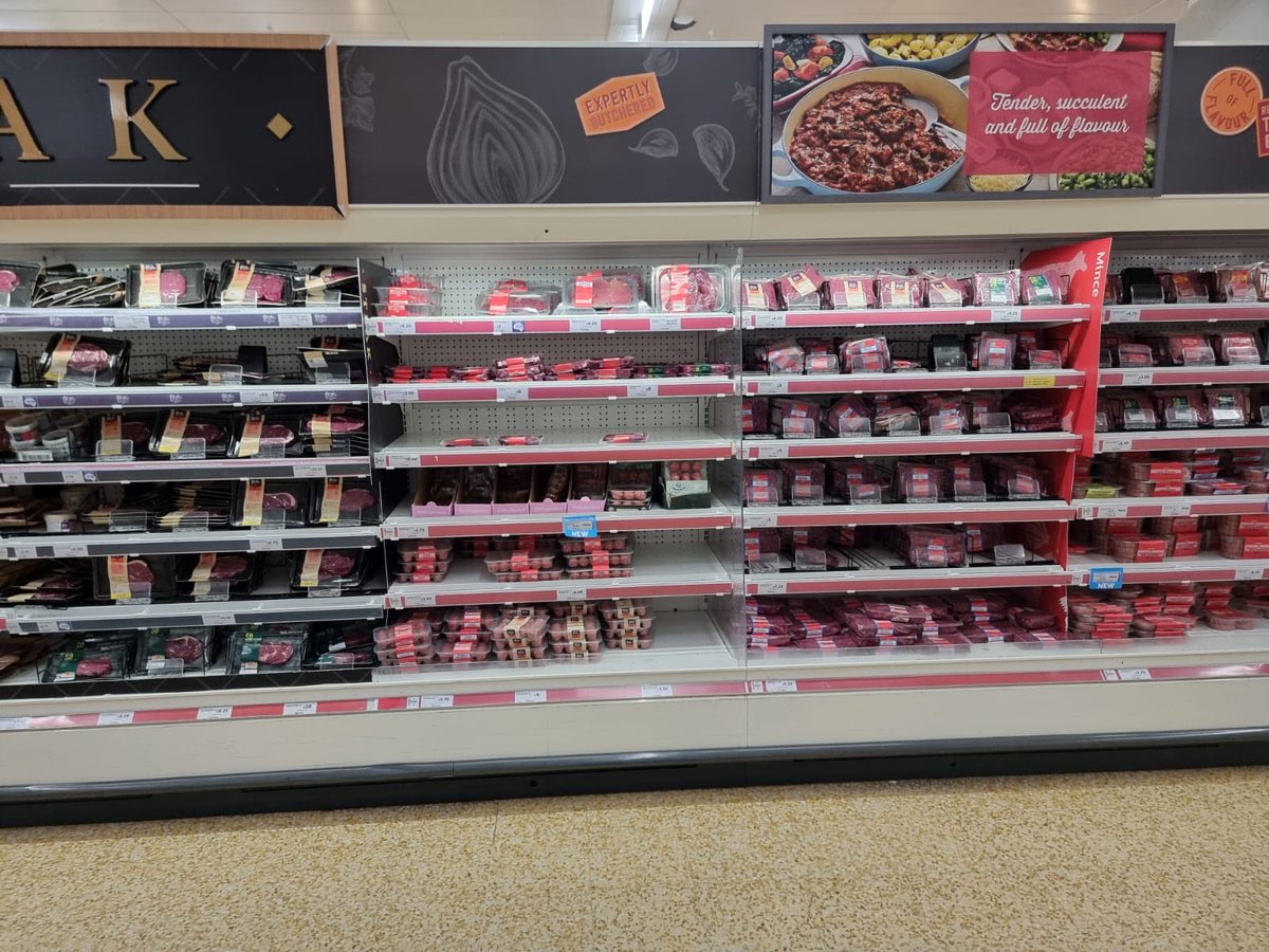 Catherine Blaiklock BP (@blaiklockbp) on Twitter photo What percentage of this lot was Religiously slaughtered <a href="/sainsburys/">Sainsbury's</a> ?
Every single packet here was. 920 / 920 packets. We counted them.
Chicken 3011 - 250, Chicken 8005 - 200. Beef 4073 - 120, Beef 7195 - 150. Lamb 4073 - 50, Lamb 7195 - 150. What percentage of this lot was Religiously slaughtered <a href="/sainsburys/">Sainsbury's</a> ?
Every single packet here was. 920 / 920 packets. We counted them.
Chicken 3011 - 250, Chicken 8005 - 200. Beef 4073 - 120, Beef 7195 - 150. Lamb 4073 - 50, Lamb 7195 - 150.