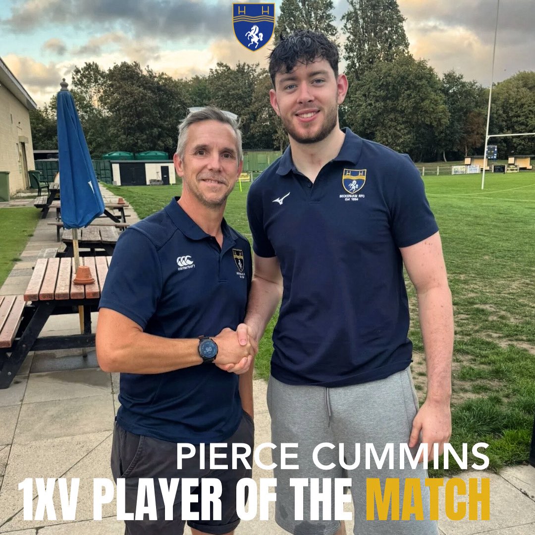 Beckenham RFC (@beckenhamrfc) on Twitter photo POTM 🏆
Sat 20th Sept 
1XV v Dartfordians- Pierce Cummins POTM 🏆
Sat 20th Sept 
1XV v Dartfordians- Pierce Cummins