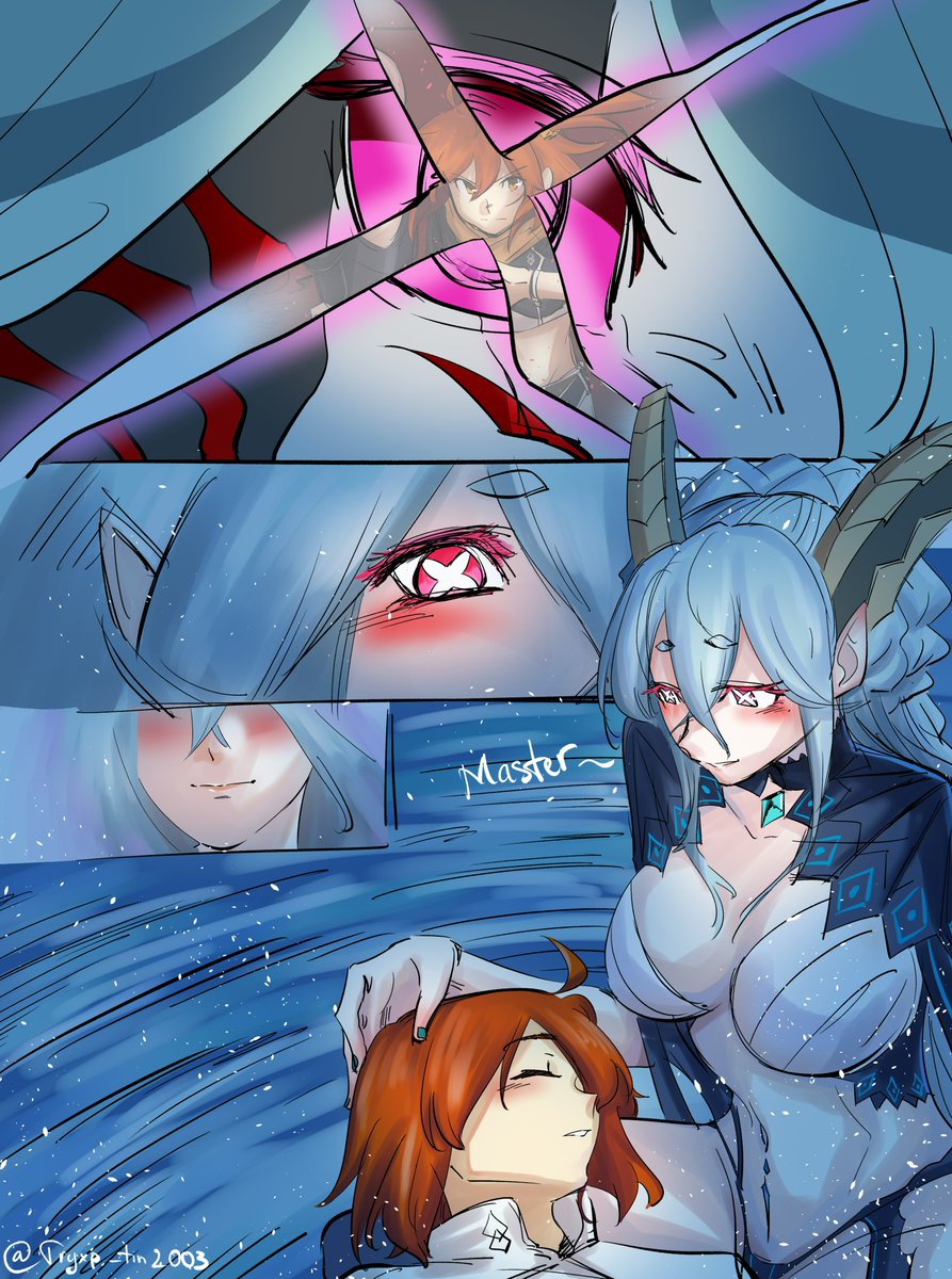 Tryxp_tin2003's tweet image. Mother's gaze
Then and now
#FGO 
#FateGO #FateGrandOrder