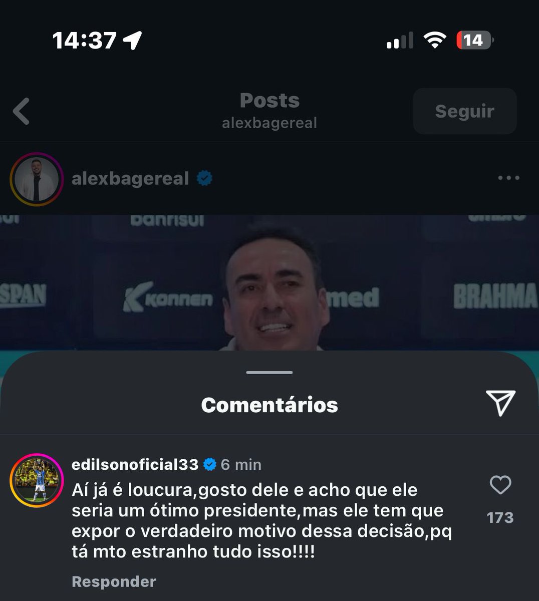 Edilson está certo, a torcida precisa saber os reais motivos da desistência do Marcelo Marques de novo. Essa história está muito, mas muito…. estranha.

E quem fica de palhaço na história é a torcida!
