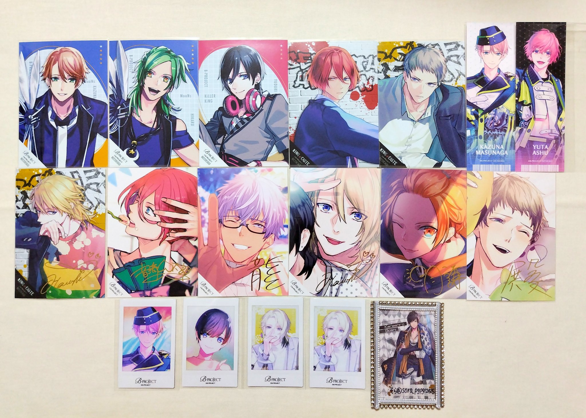B-PROJECT Bプロ 10th 特典　後半　サイン ブロマイド 金城 B-PROJECT Bプロ 10th 特典 後半 サイン ブロマイド 金城 B