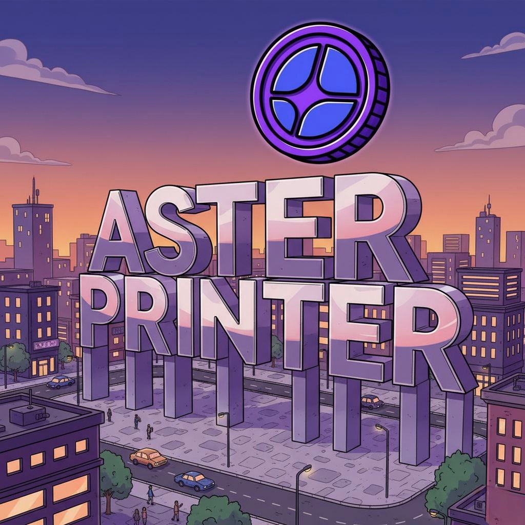 Soon, everyone will know about the Aster Printer.

Money printer goes BRRR!

Hold $ASTERRR, Earn $ASTER Passively Every 20 Minutes!

0xE0171CBddD175D0469bbD0793e08D3477D229ed8