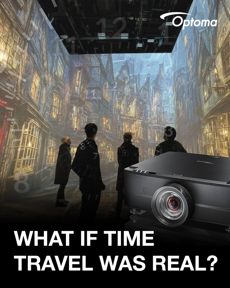 With Optoma ProAV projectors, you can do the impossible—transport audiences through time, recreate old worlds, or build new ones. Perfect for education, events &amp; immersive experiences. 🚀 Book your FREE demo today 👉 bit.ly/3VKqhpA #ProAV #Optoma