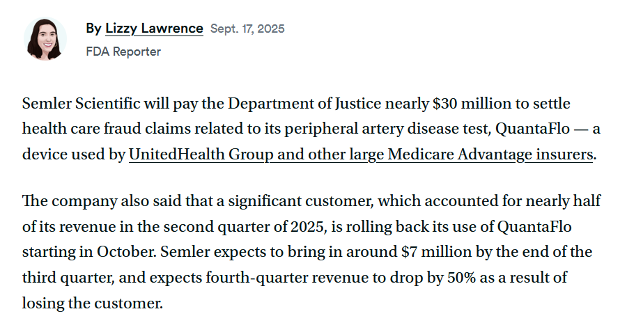 $SMLR merger acquisition offer comes after Semler settles DOJ Medicare fraud case.  
Now it can focus on being a $BTC treasury company like $MSTR and $MTPLF.

$ASST offers to buy entire company in all-stock transaction.
