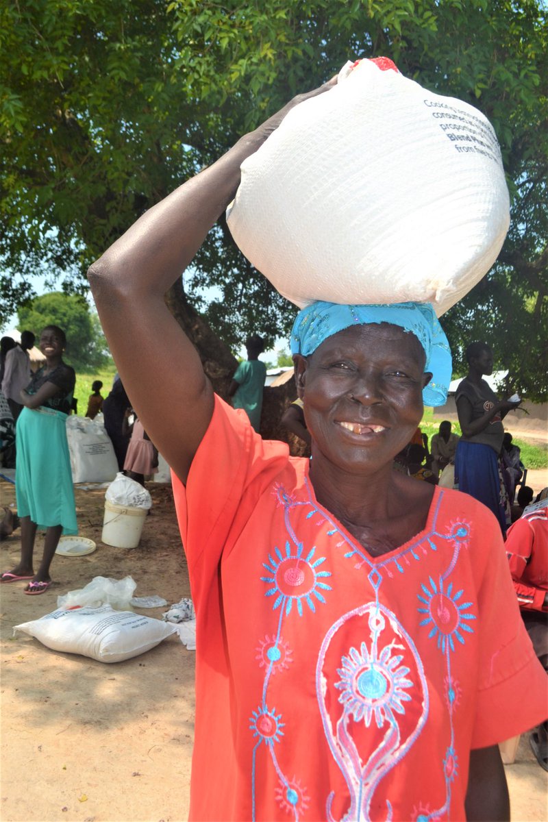 Proverbs 22:9, “The generous will be blessed for they share their food with the poor.” Refugees in Tika 4, Rhino Camp Arua were overwhelmed by the distribution of Corn Soya Blend (CSB+) by PAG