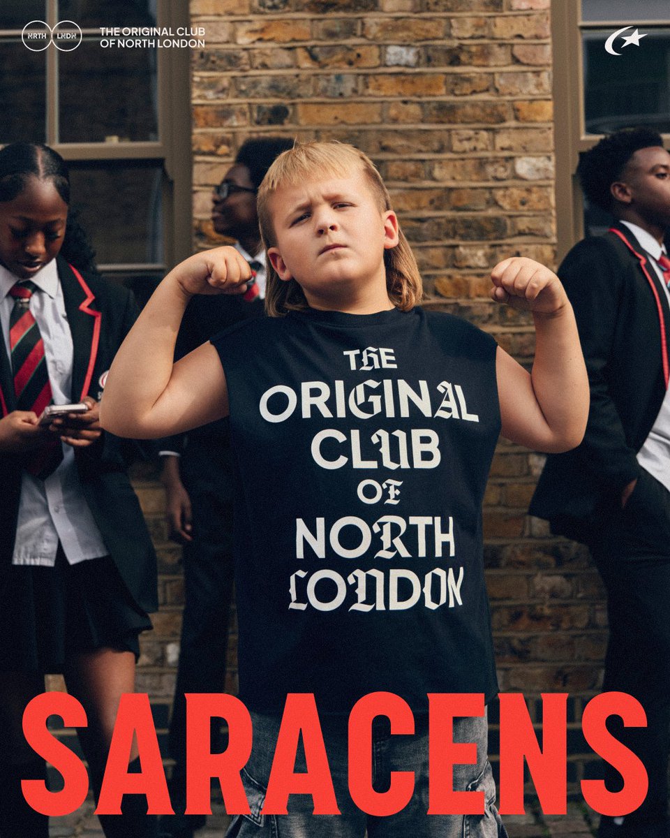 Saracens's tweet photo. Celebrating our past meets a vision for the future.