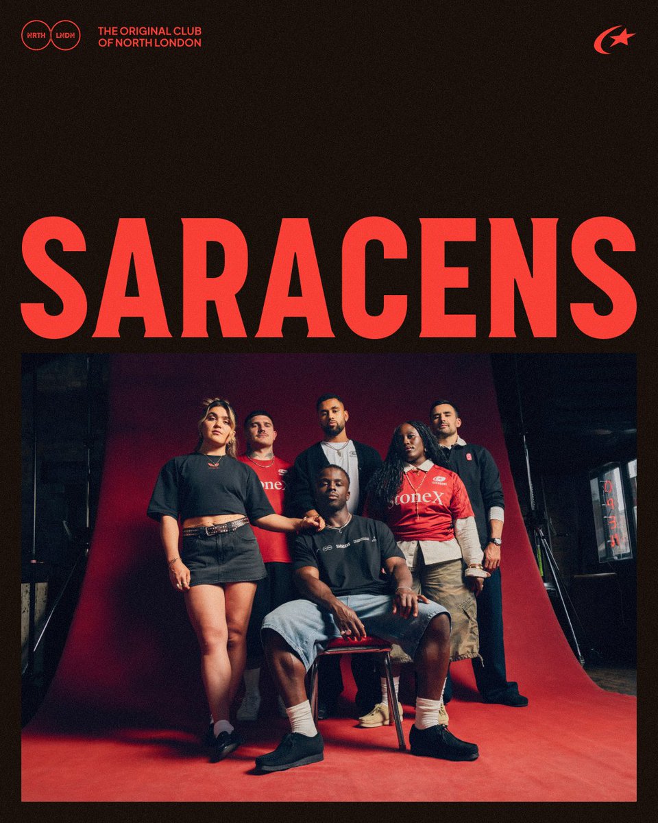 Saracens's tweet photo. Celebrating our past meets a vision for the future.