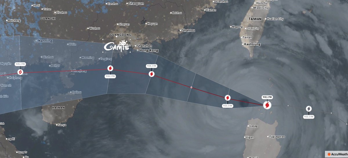OutdoorKelvin's tweet photo. 🌪️ Severe Weather Alert! 🌊 

Super typhoon "Ragasa" is approaching Guangdong, causing heavy rain and strong winds. 
CAMIS will pause operations for safety based on Government's alert 🚨

Stay safe and avoid coastal areas! 💬 https://t.co/1XcgBWnDe0