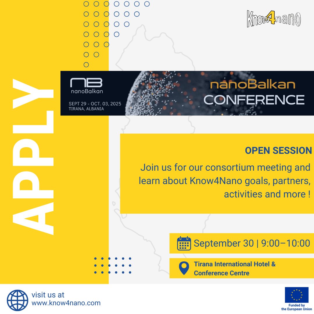 Know4Nano Project tweet media