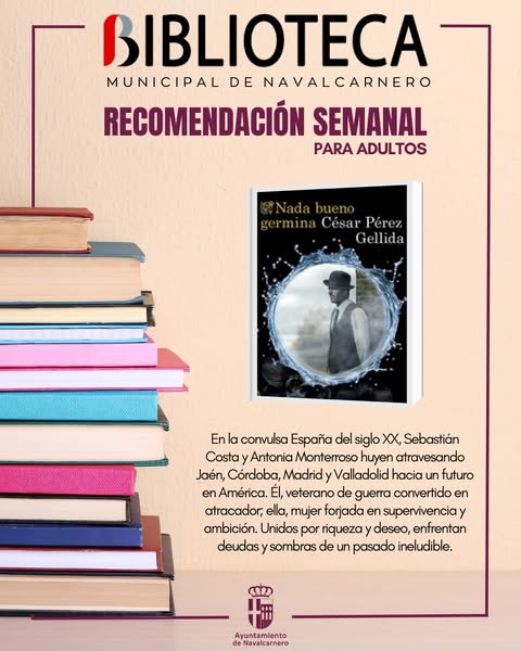 Recomendación en la biblioteca de Navalcarnero <a href="/cpgellida/">César Pérez Gellida</a>