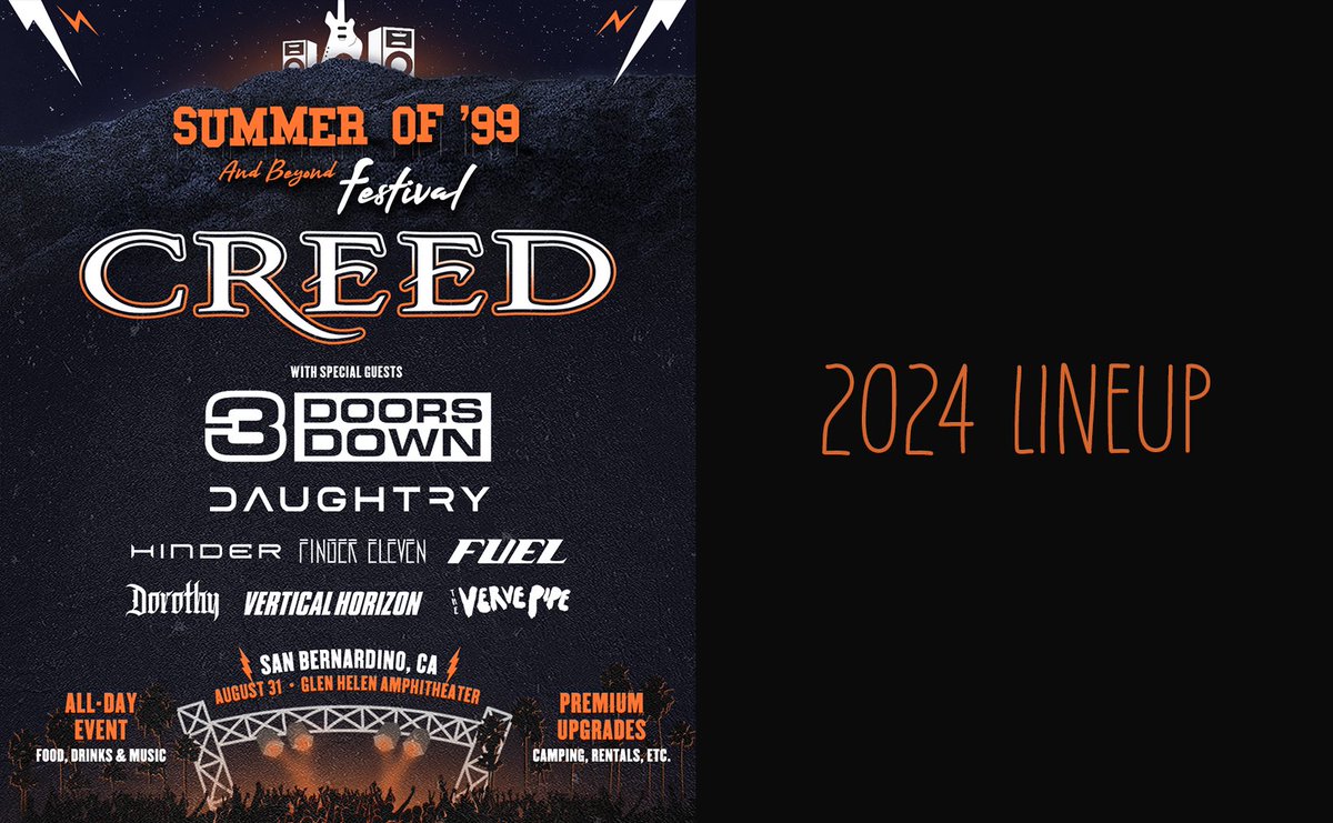 summerof99fest's tweet photo. Thank you all for a great Summer of ’99 and Beyond Festival 2024 and 2025! Sign up now at https://t.co/qAyLD5v9V3 for future updates! https://t.co/0EwlN2Xj5y