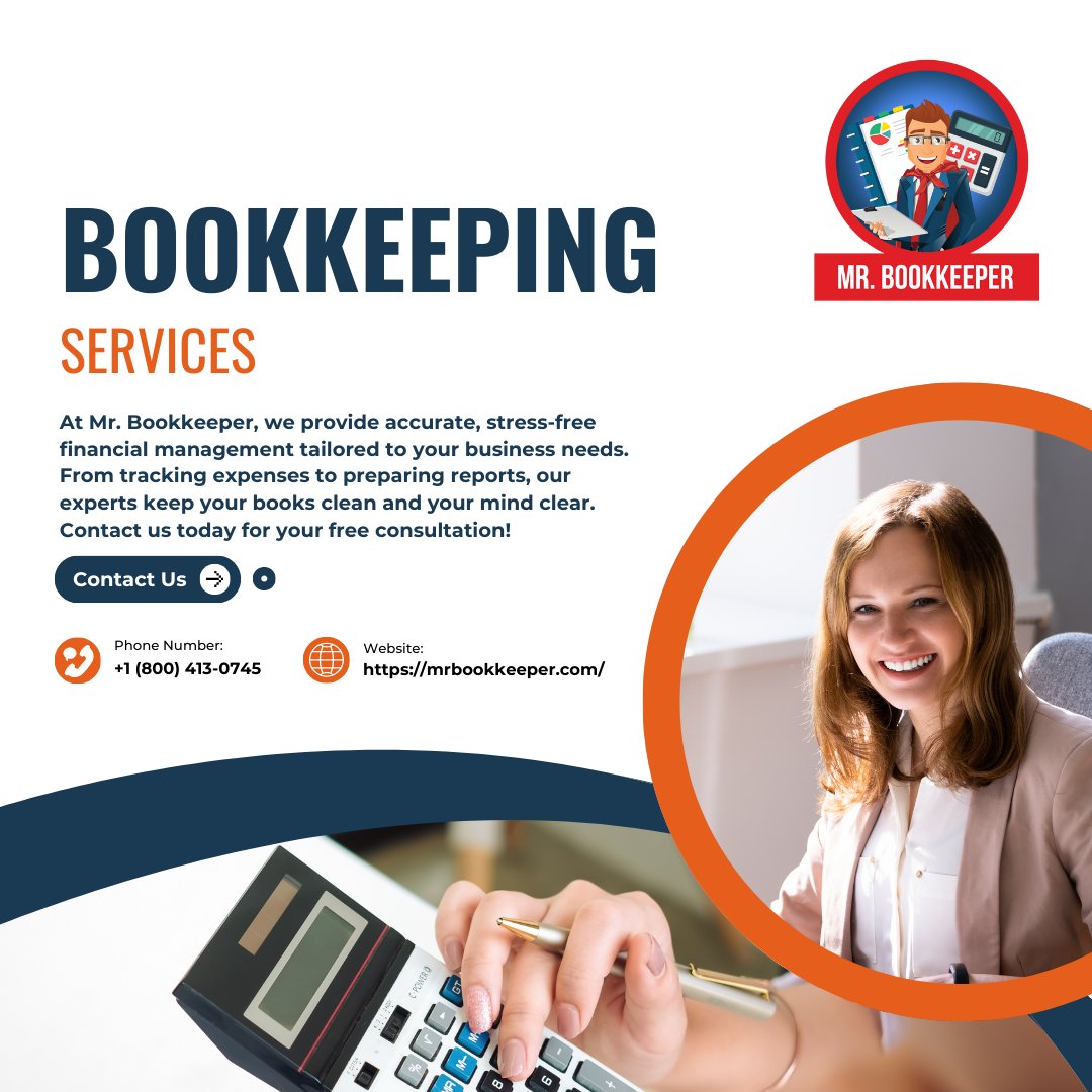 mrbookkeepercom's tweet photo. Let Mr. Bookkeeper handle your Los Angeles bookkeeping services so you can focus on growth, not spreadsheets. Our experienced team ensures accurate records, timely reports, and total peace of mind.  Book your free consultation with Mr. Bookkeeper.

#BusinessGrowth #MrBookkeeper https://t.co/VTMQJNodke
