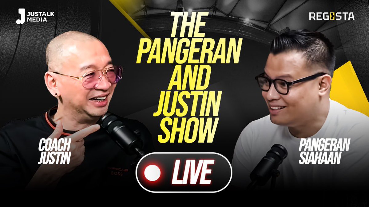 🔴 [ LIVE] THE PANGERAN AND JUSTIN SHOW #11

Watch now : youtube.com/live/R8N4y6UXm…