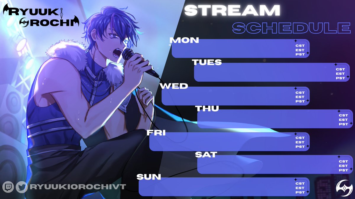 ChiseIchikawa's tweet photo. ‼️CALLING ALL VTUBERS‼️

I'm Practicing making some schedules for people, comment PNG down below. https://t.co/K29u2Cgl7l