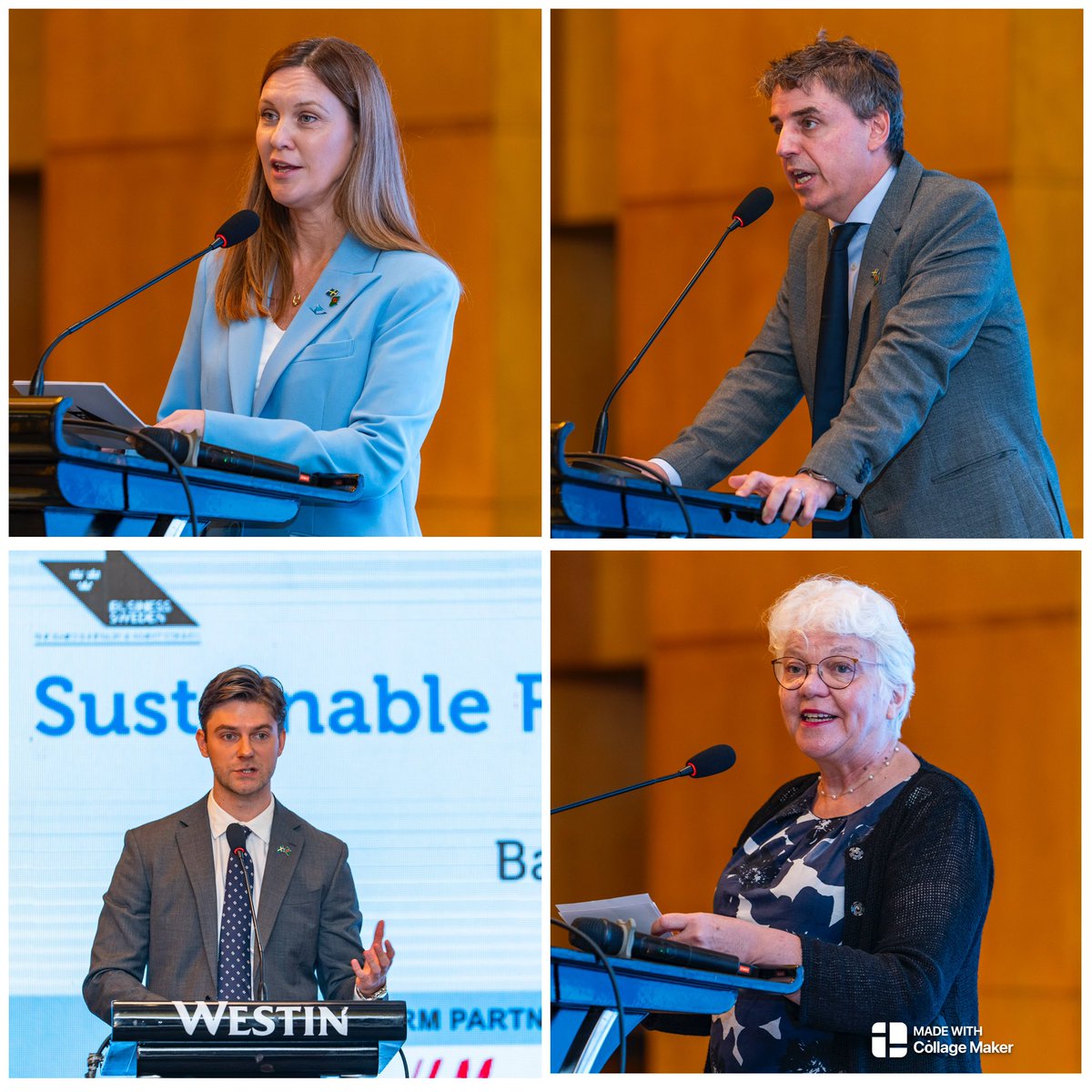 SwedenAmbBD's tweet image. The 5️⃣th #SustainableFashionPlatform Matchmaking by Sweden 🇸🇪in Bangladesh goes on. 🇧🇩
1️⃣1️⃣ Nordic companies are sharing climate-smart green tech with #RMG stakeholders.👖
Scaling up 🇸🇪🤝🇧🇩 cooperation for a #GreenTransition!🌱
#TeamSweden