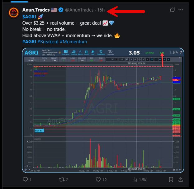 AnunTrades's tweet image. 🚀🔥 I ALERTED $AGRI YESTERDAY! 🔥🚀
HOD $11.36 → +200%+ in &amp;lt; 24 hours ⚡📈
Take my Overnight &amp;amp; Rocketroom alerts SERIOUS — more on the way.
Watch TONIGHT. ENJOY! 💎💰

#AGRI #Overnight #Rocketroom #Momentum #200Percent
