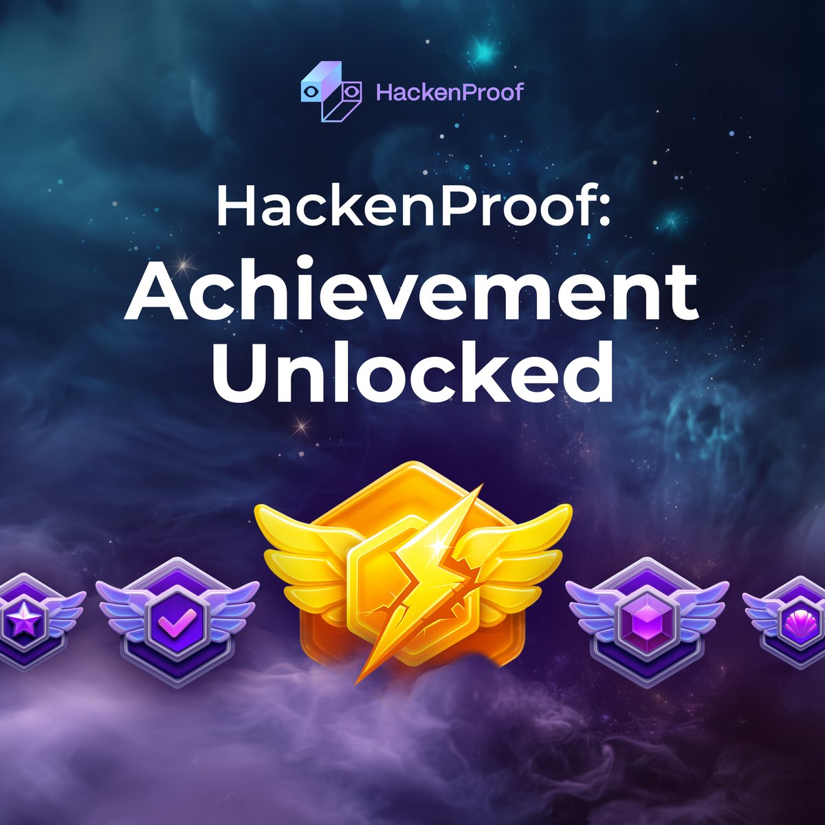 HackenProof's tweet image. 🎉 Big news from HackenProof!
We’re launching the HackenProof Achievement System
Earn badges like:
🔹 Hunter’s Mark
🔹 First Blood
🔹 Fatality
🔹 DualDefense Crasher
🔹 Frostwarden & Voyager
Check your profile → Tell us in the comments which badge you already have 👇